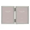 Josephs Jewelers Home Décor>Addison Ross – Fine Edged Silver Double 2×3 Frame