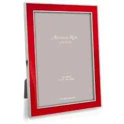 Josephs Jewelers Home Décor>Addison Ross – Red & Silver 4×6 Frame