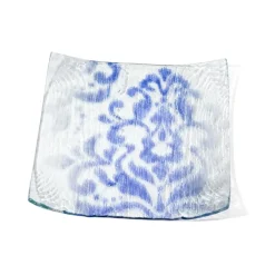 Josephs Jewelers Serveware>Annieglass – Bali Blue Square Plate 11″
