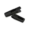 Josephs Jewelers Money Clips>Black Stainless Steel Shattered Money Clip