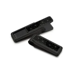 Josephs Jewelers Money Clips>Black Stainless Steel Shattered Money Clip