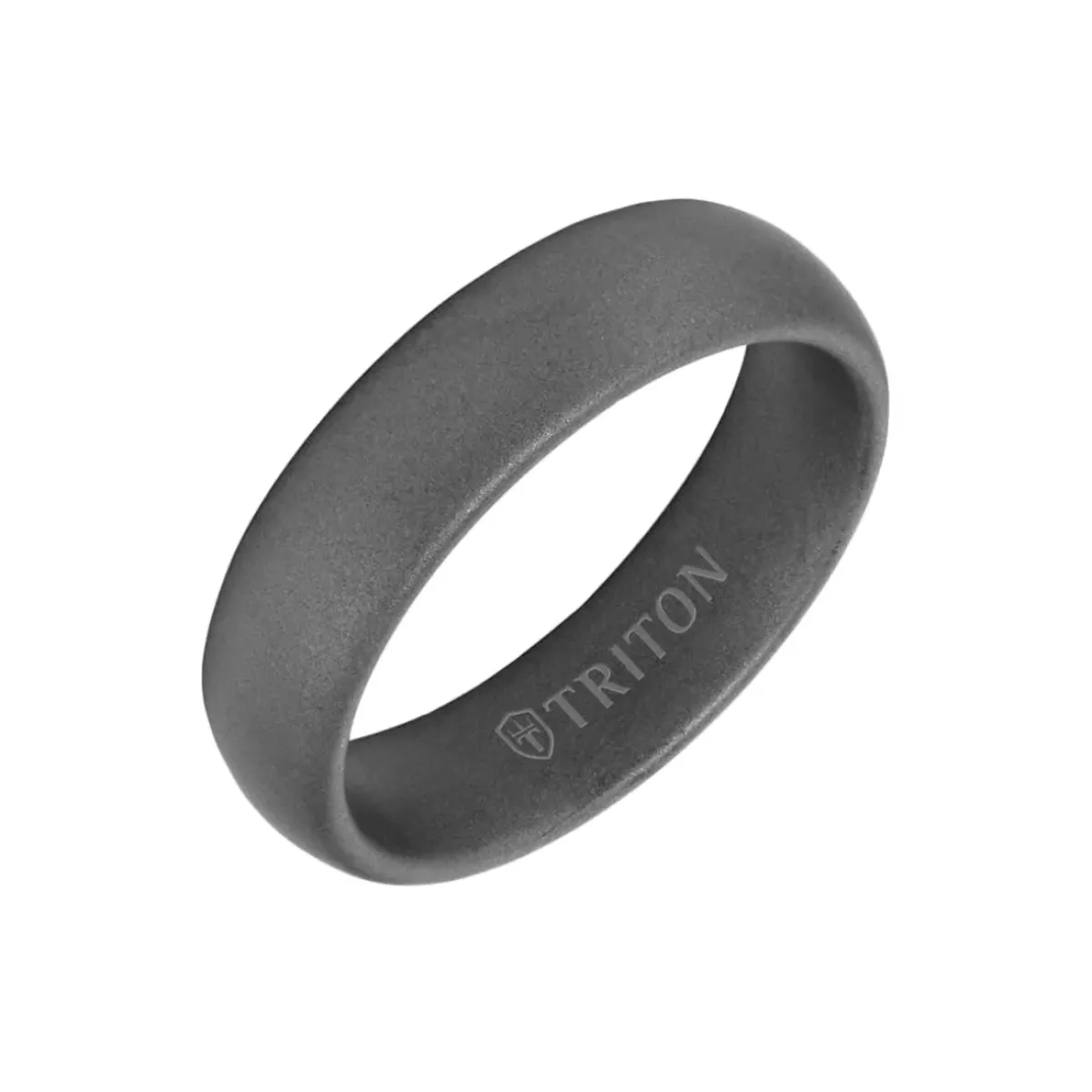 Josephs Jewelers Wedding Bands For Men>Black Tungsten Edge-To-Edge Band