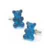 Josephs Jewelers Cufflinks, Tie Bars, And Pins>Blue Gummy Bear Cufflinks