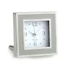 Josephs Jewelers Home Décor>Chiffon and Silver Square Silent Alarm Clock