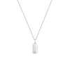 Josephs Jewelers Necklaces And Pendants>Children’s Sterling Silver Cubic Zirconia Bar Pendant with Chain