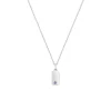 Josephs Jewelers Necklaces And Pendants>Children’s Sterling Silver Cubic Zirconia Bar Pendant with Chain