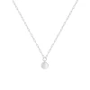 Josephs Jewelers Necklaces And Pendants>Children’s Sterling Silver Paperclip Circle Charm Necklace