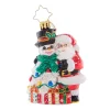 Josephs Jewelers Home Décor>Christopher Radko – A Frosty Duo Gem Glass Ornament
