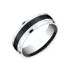 Josephs Jewelers Wedding Bands For Men>Cobalt and Ceramic Wedding Band