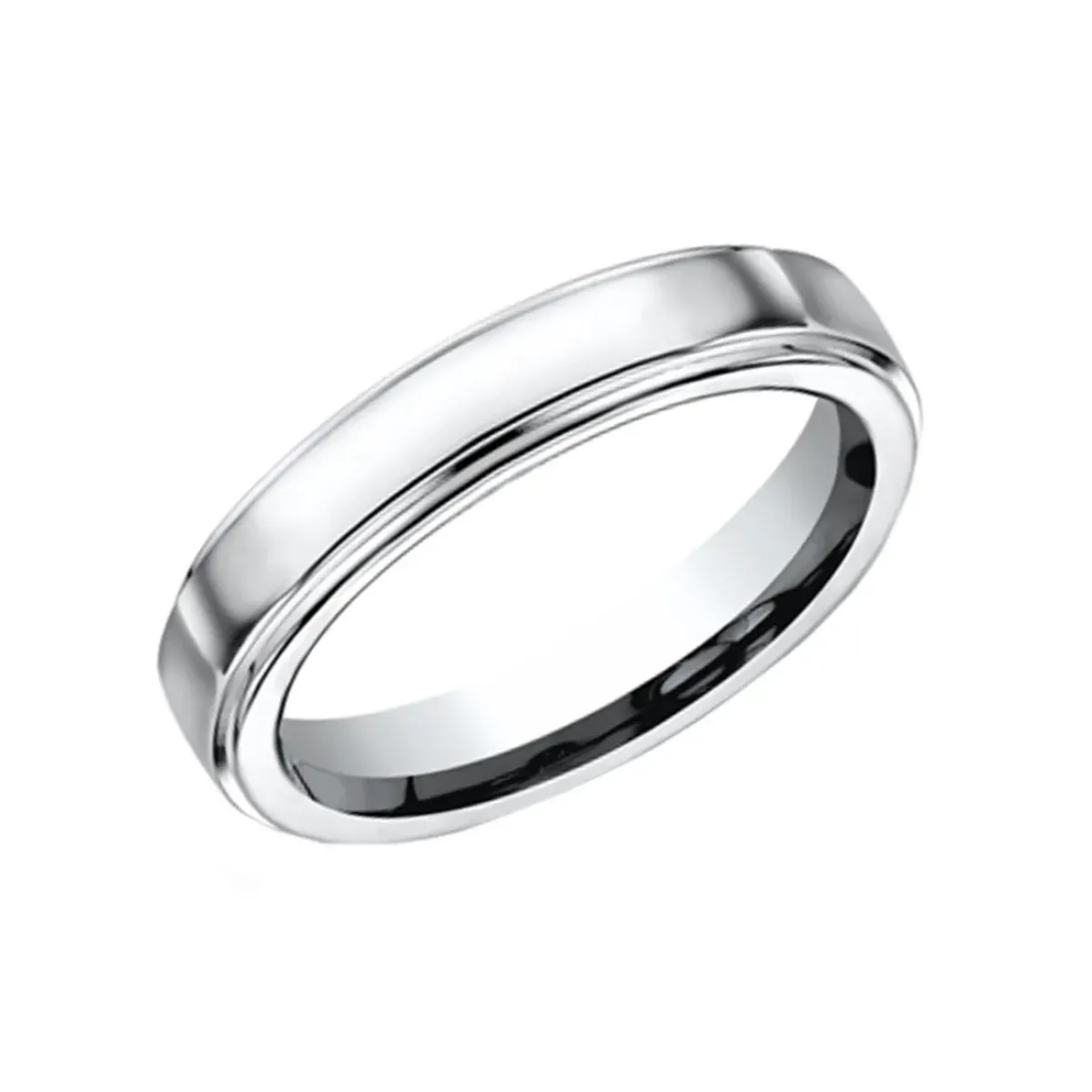 Josephs Jewelers Wedding Bands For Men>Cobalt Chrome 5mm Polished Wedding Band