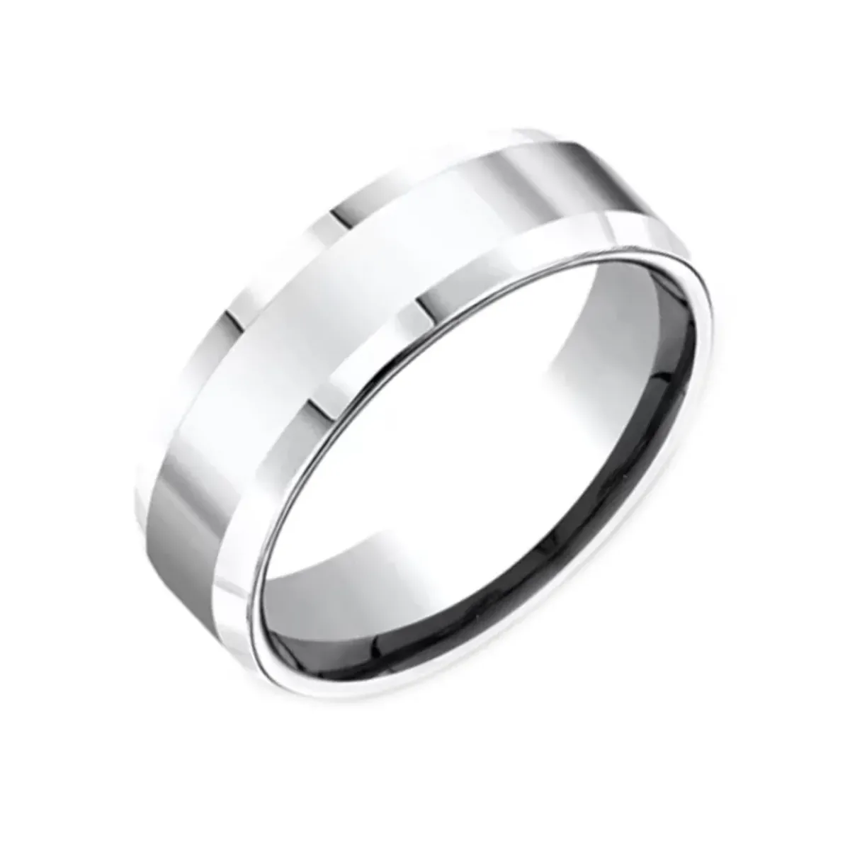 Josephs Jewelers Wedding Bands For Men>Cobalt Comfort-Fit Polished Wedding Band
