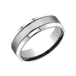 Josephs Jewelers Wedding Bands For Men>Cobalt Comfort-Fit Wedding Band