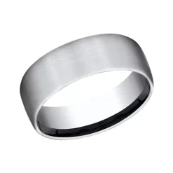 Josephs Jewelers Wedding Bands For Men>Cobalt Satin Finish 7.5mm Band