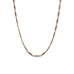 Josephs Jewelers Estate>Estate 14K Rose Gold Ellitical Link Chain