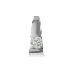 Josephs Jewelers Estate>Estate 14K White Gold 2.01 Carat Diamond Slide Pendant