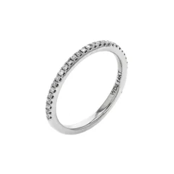 Josephs Jewelers Estate>Estate 14K White Gold 0.16 Carat Diamond Band