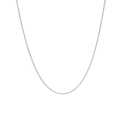 Josephs Jewelers Estate>Estate 14K White Gold 18-Inch Wheat Chain