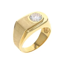 Josephs Jewelers Estate>Estate 14K Yellow Gold Gents Diamond Ring