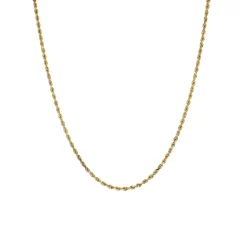 Josephs Jewelers Estate>Estate 14K Yellow Gold 16-Inch Rope Chain