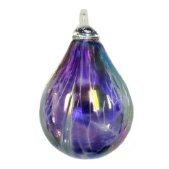 Josephs Jewelers Home Décor>Glass Eye Studio – Amethyst Raindrop Ornament