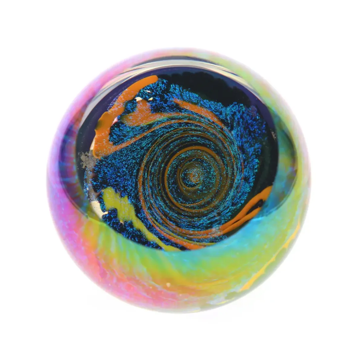 Josephs Jewelers Home Décor>Glass Eye Studio – Black Fireball Paperweight