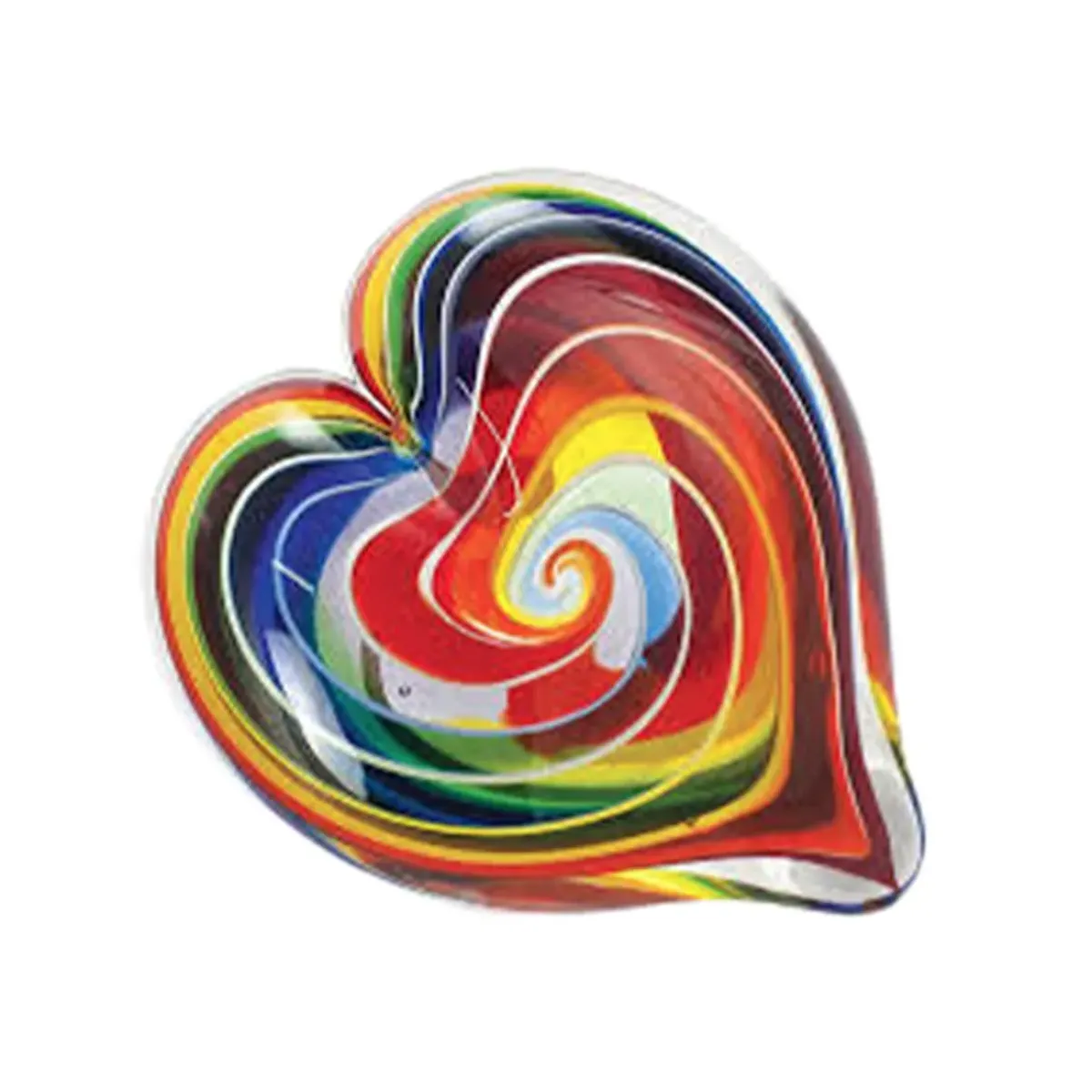 Josephs Jewelers Home Décor>Glass Eye Studio – Bohemian Heart of Fire Paperweight