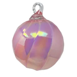 Josephs Jewelers Home Décor>Glass Eye Studio – Bubble Gum Twist Round Ornament