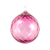 Josephs Jewelers Home Décor>Glass Eye Studio – Rose Diamond Facet Round Ornament