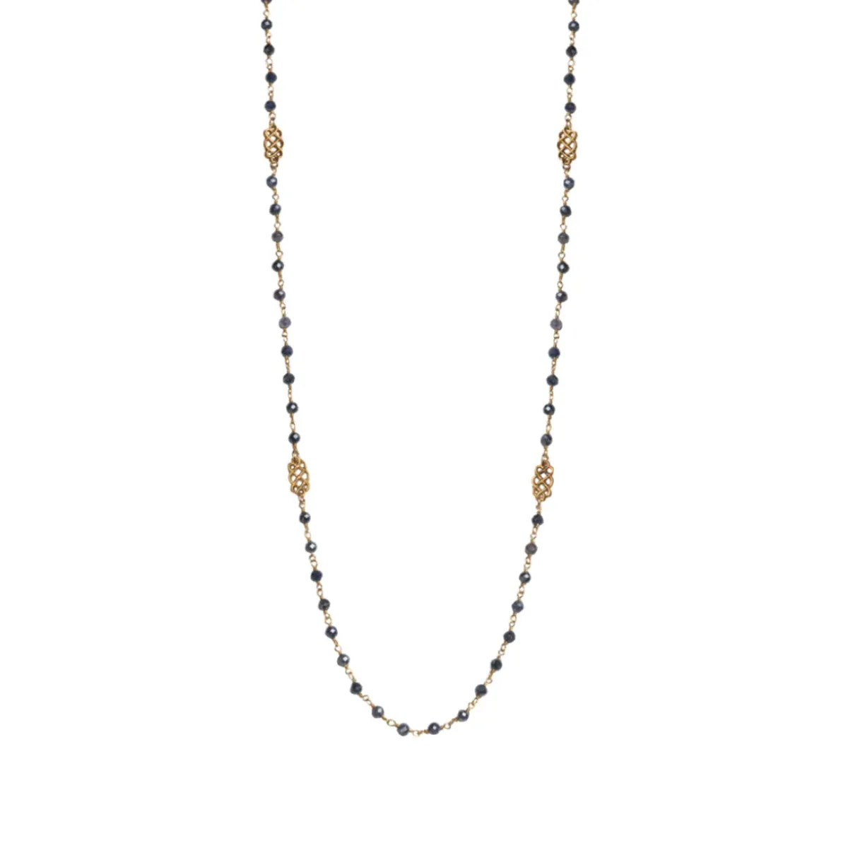 Josephs Jewelers Necklaces And Pendants>Gold Filled Beaded Quartz Necklace