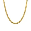 Josephs Jewelers Men’s Jewelry>Gold Plated Stainless Steel Miami Cuban Necklace