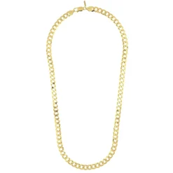 Josephs Jewelers Necklaces And Pendants>Gold Plated Sterling Silver 22-Inch Grumetta Chain