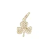 Josephs Jewelers Necklaces And Pendants>Gold Plated Sterling Silver Shamrock Charm