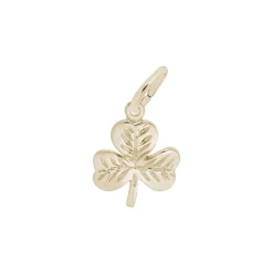 Josephs Jewelers Necklaces And Pendants>Gold Plated Sterling Silver Shamrock Charm