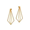 Josephs Jewelers Earrings>Gold Plated Sterling Silver 3D Kite Drop Earrings