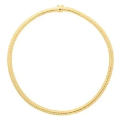 Josephs Jewelers Necklaces And Pendants>Gold-Plated Sterling Silver Tubogas Necklace