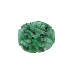 Josephs Jewelers Necklaces And Pendants>Green Jade Carved Bead Pendant