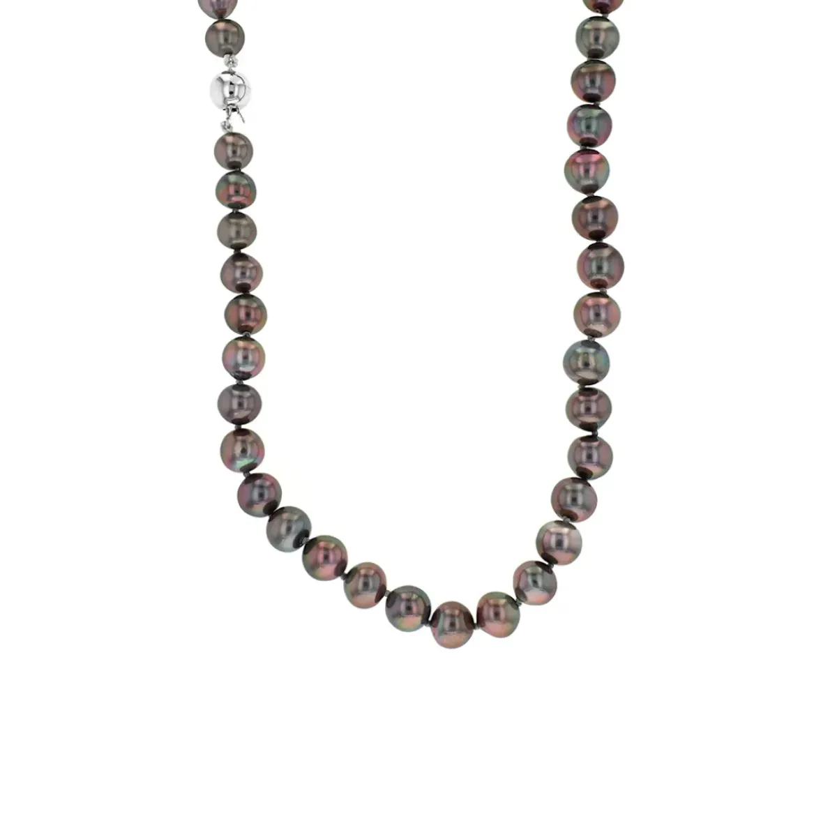 Josephs Jewelers Necklaces And Pendants>18-Inch Tahitian Pearl Strand with Sterling Silver Clasp