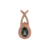 Josephs Jewelers Necklaces And Pendants>18K Rose Gold Alexandrite Pendant