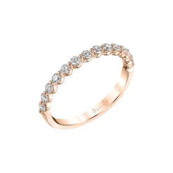 Josephs Jewelers Wedding Bands For Women>14K Rose Gold Diamond Wedding Band