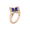 Josephs Jewelers Rings>18K Rose Gold Lapis and Diamond Venetian Princess Ring