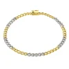 Josephs Jewelers Bracelets>18K Two Toned Diamond Link Bracelet
