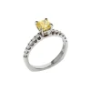 Josephs Jewelers Engagement Rings>14K White Gold 1.01 Carat Enhanced Yellow Diamond Engagement Ring
