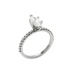 Josephs Jewelers Engagement Rings>14K White Gold 0.90 Carat Marquise Diamond Engagement Ring
