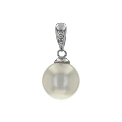 Josephs Jewelers Necklaces And Pendants>14K White Gold Akoya Pearl Pendant