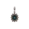 Josephs Jewelers Necklaces And Pendants>18K White Gold Alexandrite and Diamond Pendant