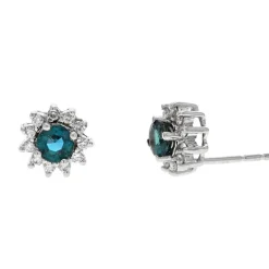 Josephs Jewelers Earrings>18K White Gold Alexandrite and Diamond Stud Earrings