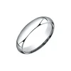 Josephs Jewelers Wedding Bands For Men>14K White Gold Comfort Fit Plain Wedding Band