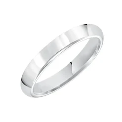 Josephs Jewelers Wedding Bands For Women>14K White Gold Comfort-Fit Wedding Band