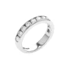 Josephs Jewelers Wedding Bands For Women>14K White Gold Diamond Channel Wedding Band