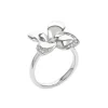 Josephs Jewelers Rings>14K White Gold Diamond Flower Ring